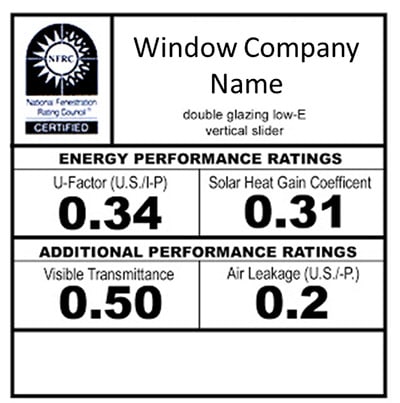 NFRC-Energy-Ratings-Label